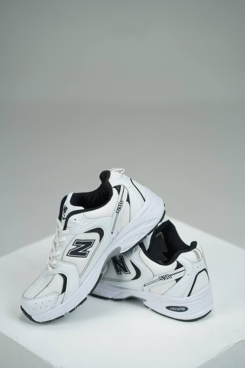 نیوبالانس ۵۳۰ سفید مشکی جدید